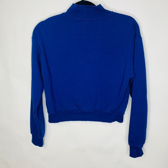 Williamsburg New York Cropped 1/4 Zip Sweatshirt Sz Small - Picture 6 of 8